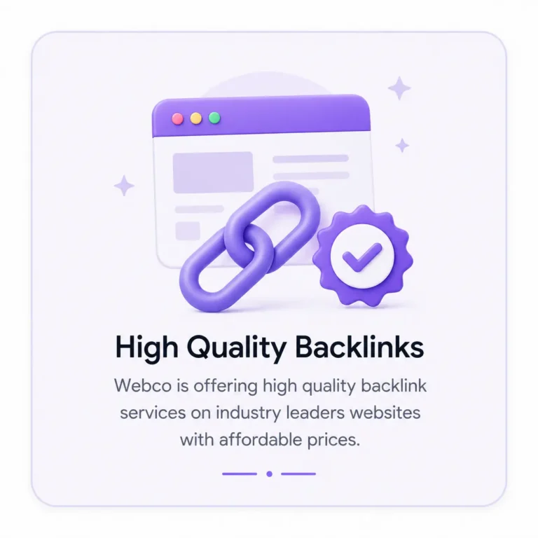 High Quality backlinks